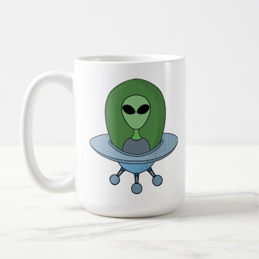 Mug Alien dans son petit vaisseau spatial (Gauche)