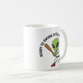 Mug Alien de baseball (Devant droit)
