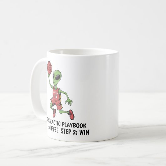 Mug Alien de basket (Devant gauche)