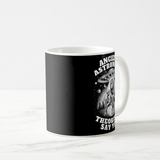 Mug Alien De Bigfoot Et Ufo I Ancien Astronaut T (Devant droit)