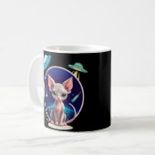 Mug alien de chat sphynx (Devant gauche)