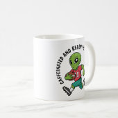 Mug Alien de football (Devant droit)