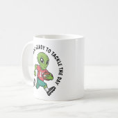 Mug Alien de football (Devant gauche)