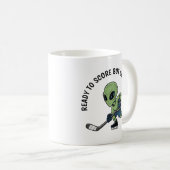 Mug Alien de hockey (Devant droit)
