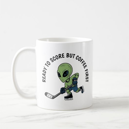 Mug Alien de hockey (Gauche)