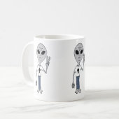 Mug Alien de la paix (Devant gauche)