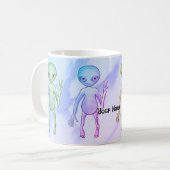 Mug Alien de paix fatigué (Devant gauche)