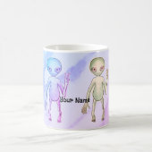 Mug Alien de paix fatigué (Centre)