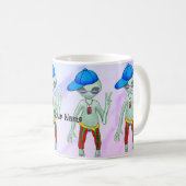 Mug Alien de punk (Devant droit)