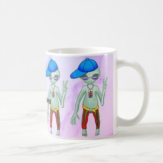 Mug Alien de punk (Droite)