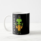 Mug Alien de Thanksgiving Thankful Funny Fall Space Me (Gauche)