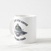 Mug Alien de yoga (Devant gauche)