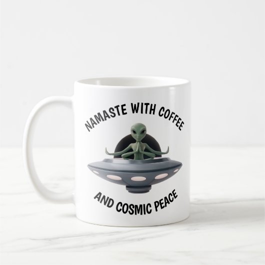 Mug Alien de yoga (Gauche)