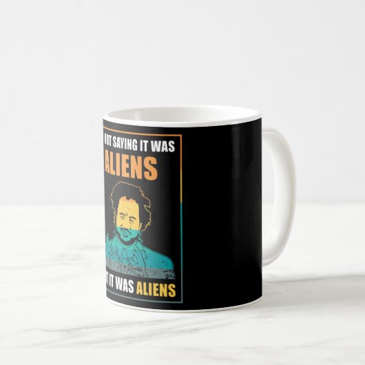 Mug Alien Dit Drôle (Devant droit)
