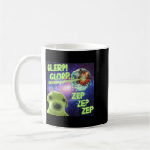 Mug Alien Dog Meme Glerp Glorp Funny Space Laser Gift  (Gauche)