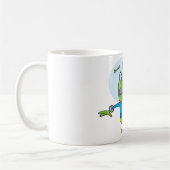 Mug Alien drôle avec Ray Gun Sci-Fi Space Invader (Gauche)