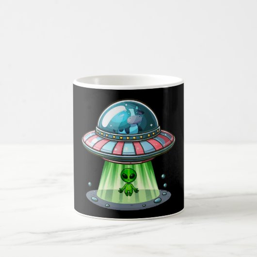 Mug Alien enlevant une vache (Centre)