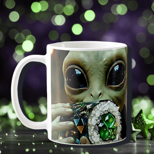 Mug Alien Extraterrestre et Nourriture Cristalline