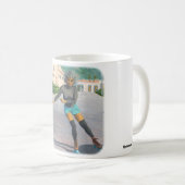 Mug Alien Femme Roller Patinage Imaginaire Art Café Mu (Devant droit)