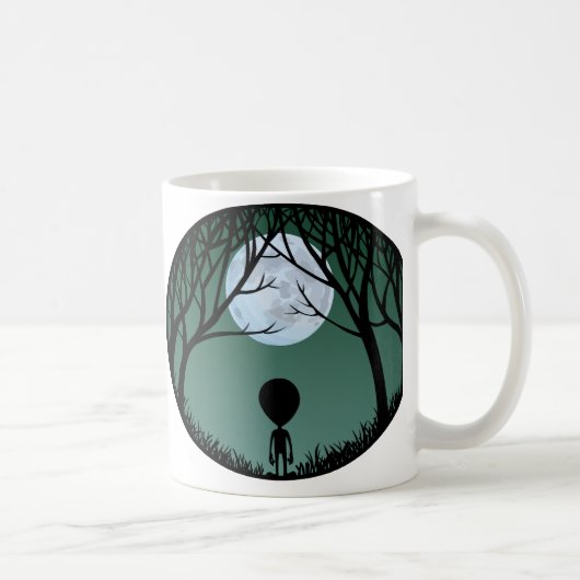 Mug Alien Gray Extraterrestrial Cups et verre Alien (Droite)