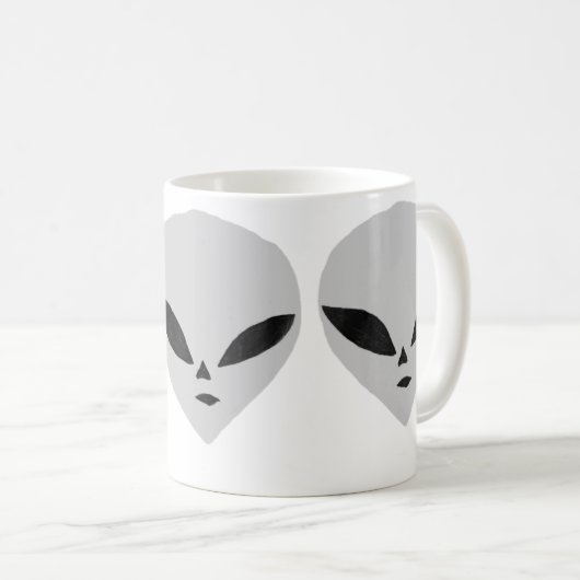 Mug Alien gris (Devant droit)