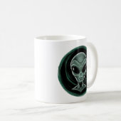 Mug Alien gris (Devant droit)