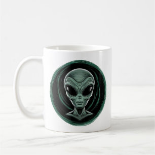 Mug Alien gris