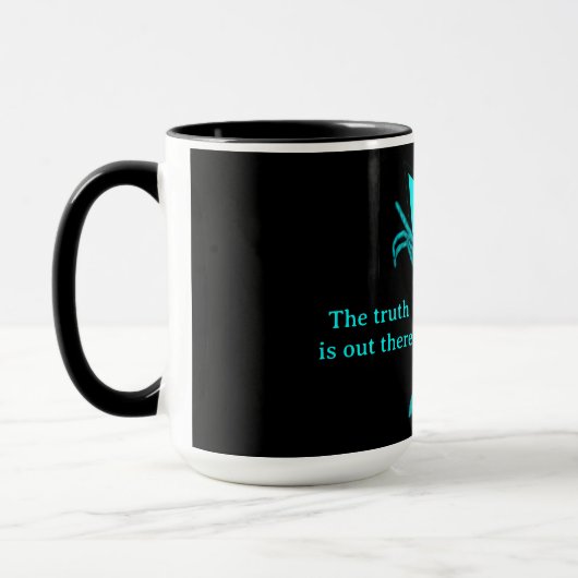Mug Alien gris, la vérité est là (Gauche)