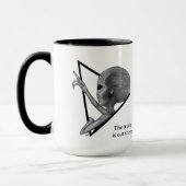 Mug Alien gris, la vérité est là (Gauche)