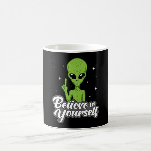 Mug Alien Head Area 51 Ufo Aliens Space Funny Cadeau (Centre)