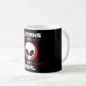 Mug Alien Head Ufo Aliens Area 51 Space Funny Cadeau (Devant droit)