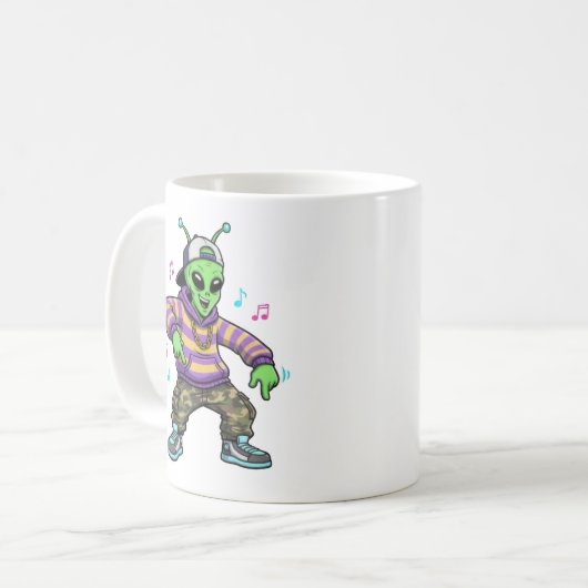 Mug Alien Hip hop (Devant gauche)