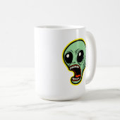 Mug Alien hurlant (Devant droit)