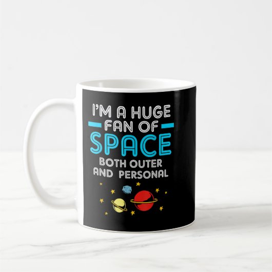 Mug Alien Je Suis Un Ventilateur Immense De L'Espace À (Gauche)