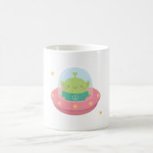 Mug Alien Pacifique Mignon Dans Petit Vaisseau Spatial (Centre)