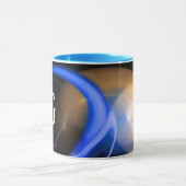 Mug ALIEN PEARL Blue Orange Black Fractées (Centre)