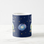 Mug Alien personnalisé dans l'espace UFO (Centre)