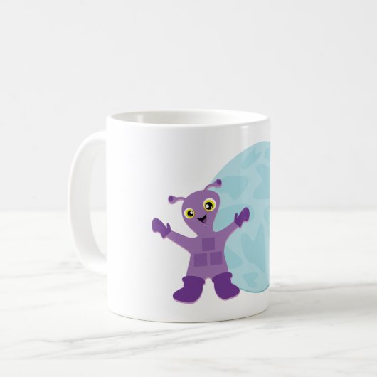 Mug Alien pourpre (Devant gauche)