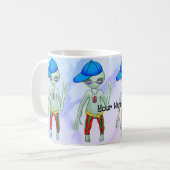 Mug Alien Punk (Devant gauche)