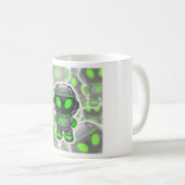 Mug Alien robotique (Devant droit)