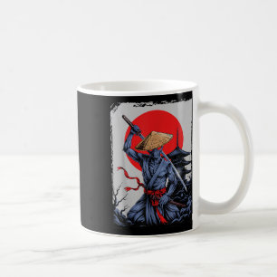 Mug Alien Samurai Ufo Vintage japonais Ukiyo-e