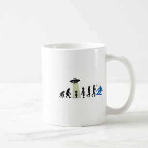 Mug Alien Snowboard Evolution Pun Plaisanterie Hiver E