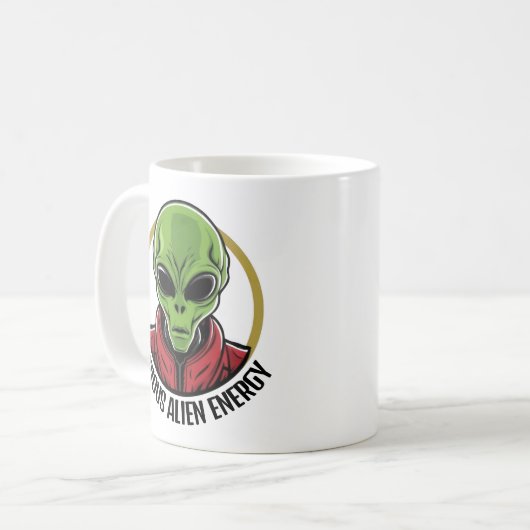 Mug Alien Vert (Devant gauche)