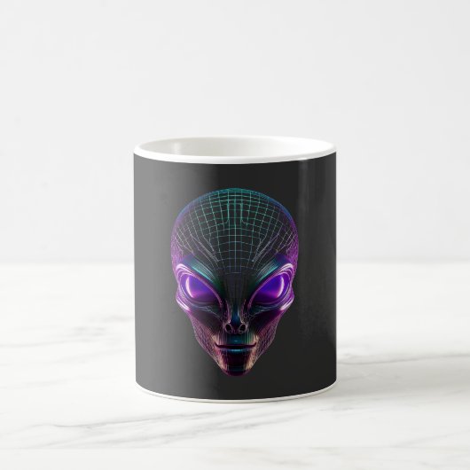 Mug Alien Violet Avec Des Yeux Lumineux (Centre)
