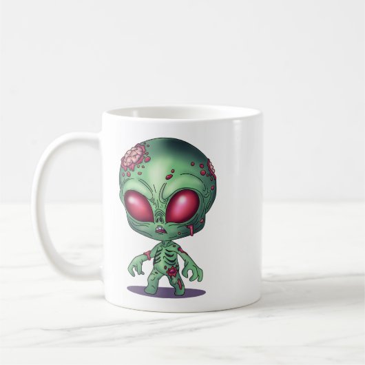 Mug Alien Zombie (Gauche)