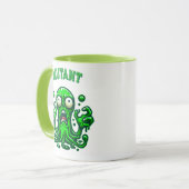 Mug Alien Zombie déplaisant - Monstre Vert Neon (Devant gauche)