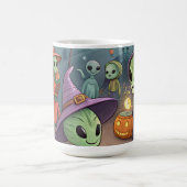 Mug Aliens Celebrate Halloween on Earth – Cosmic Costu (Centre)