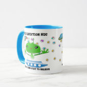 Mug Aliens de l'espace extra-atmosphérique vert mignon (Devant gauche)