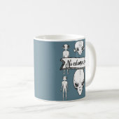 MUG ALIENS EXTRATERRESTRIAL (Devant droit)