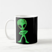 Mug Aliens Funny Dance Challenge Garçons Enfants Hallo (Gauche)